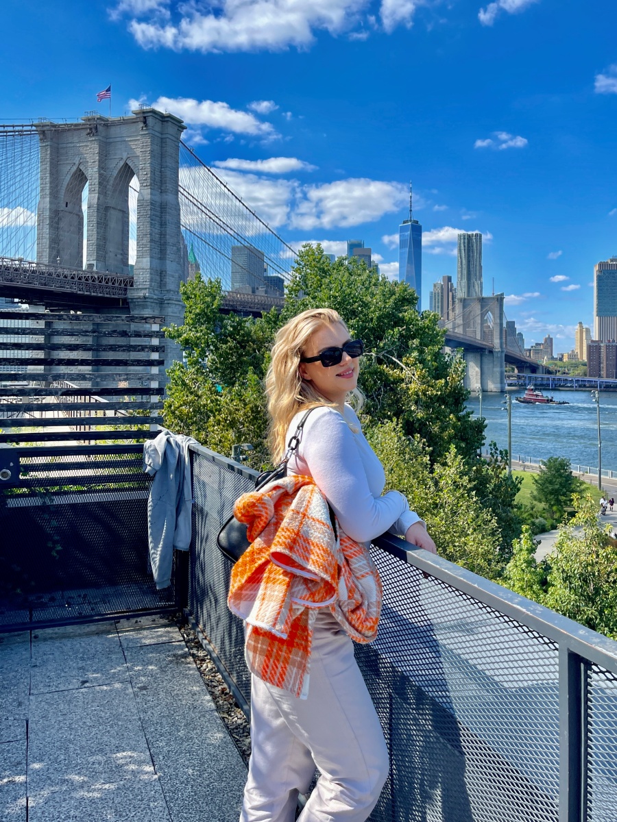 View on Brooklyn Bridge from Dumbo New York City